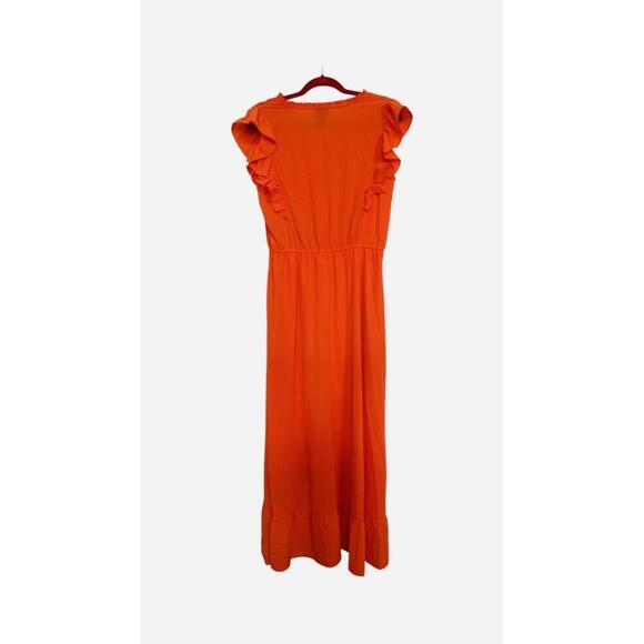 KATE and LILY Womens Dress Size 12 Orange V-Neck Solid. New With Tags - Picture 3 of 3